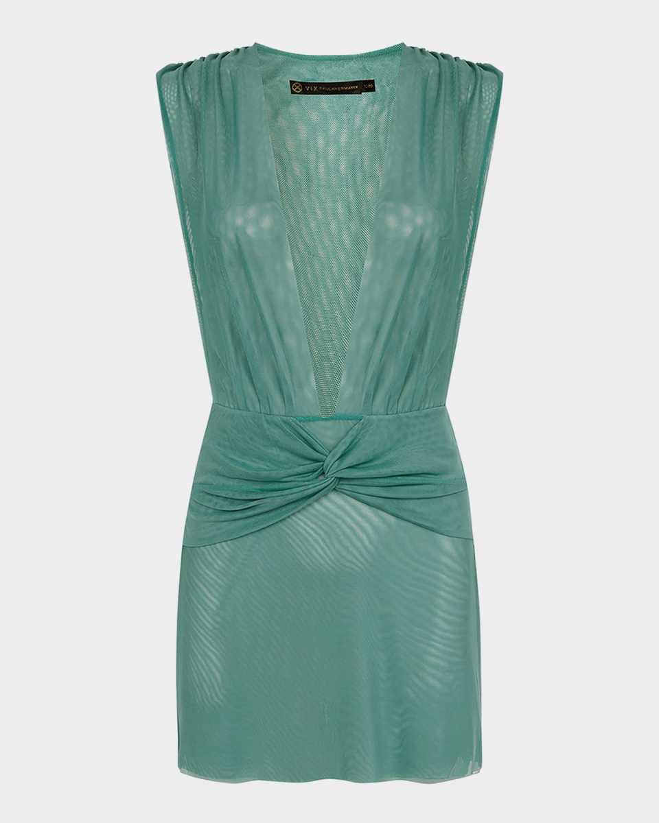 Solid Cindy Short Coverup